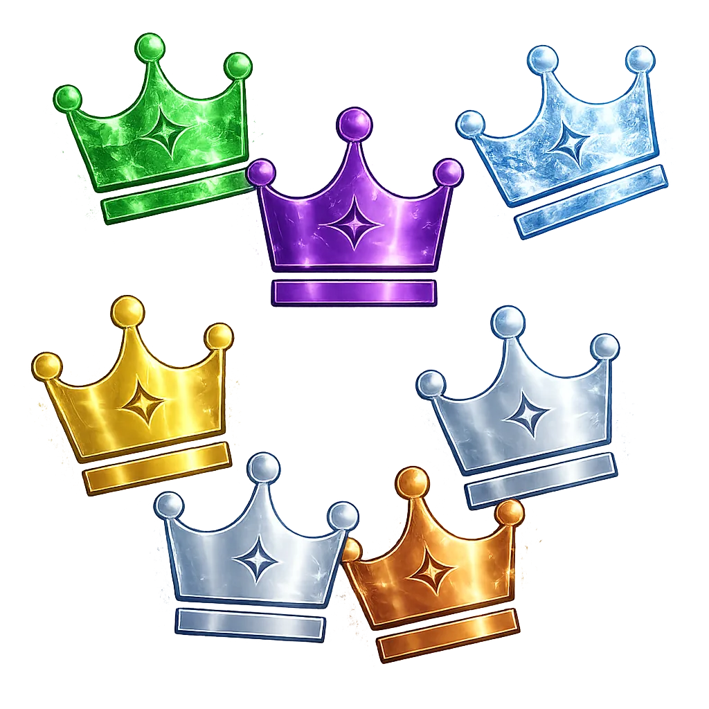 EloMath tier progression from Iron to Master